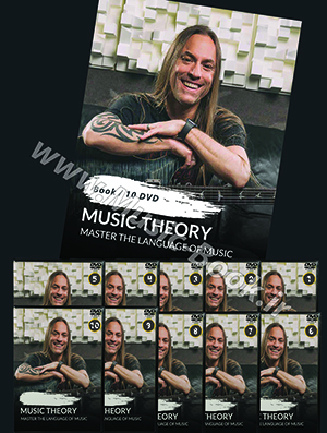 GuitarZoom Masterclass Music Theory Book + 10 DVD
